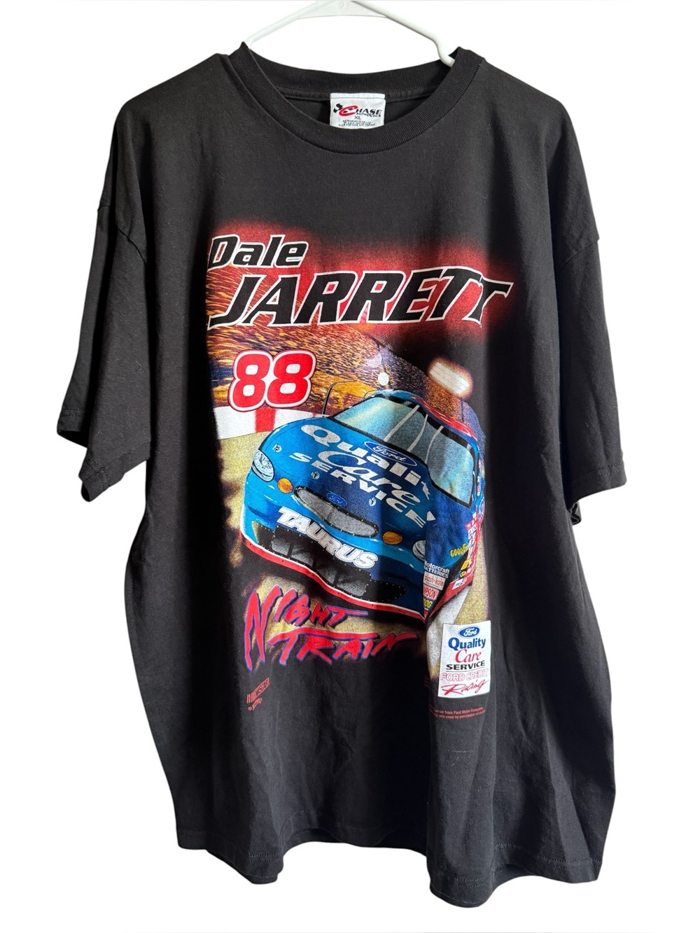 Chase Authentics Dale Jarrett NASCAR Black T-Shirt